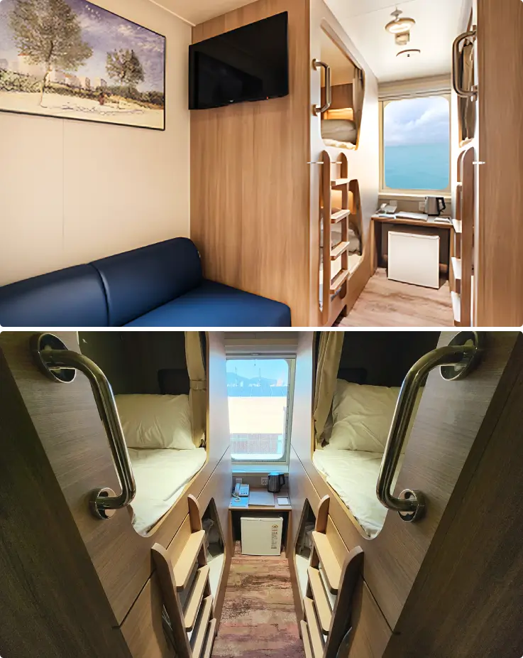 PanStar Cruise Shared Ocean View Cabin
