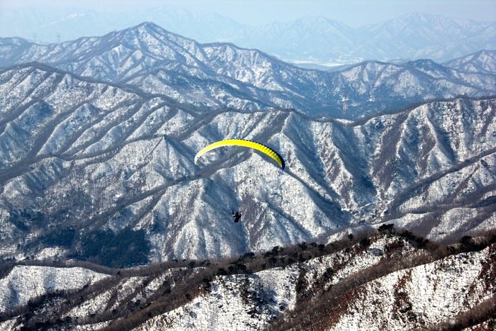 Paragliding in Korea (near Seoul) - Tandem Paragliding in ...