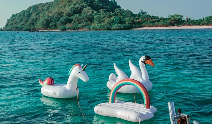 Monkey Island + Rin Island + Khram Yai/Noi Island Luxury Yacht 1 Day Tour (+Lunch/Transfer) (Snorkeling/Kayaking/Fishing)