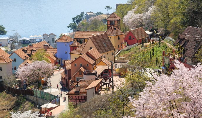 南怡島＋小法國村＆小義大利村＋晨靜樹木園之旅