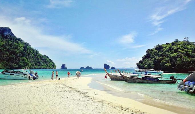 Phi Phi Islands & Krabi 4 Islands Early Bird Tour by Speedboat (+Thai Lunch/Snorkeling) - from Krabi