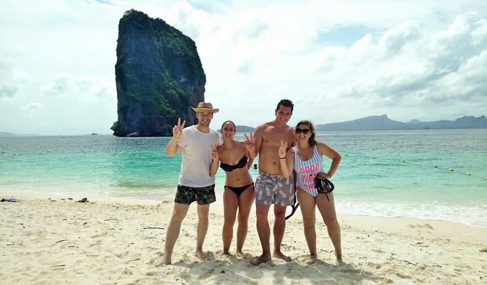 Phi Phi Islands & Krabi 4 Islands Early Bird Tour by Speedboat (+Thai Lunch/Snorkeling) - from Krabi