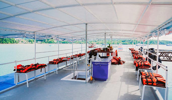 Phuket 3 Island 1 Day Kayak Tour by Big Boat (+Lunch)  (+ Hotel Transfer)