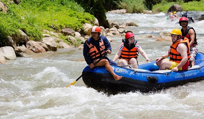 Whitewater Rafting + Waterfall Trekking Tour (Departing from Phuket)