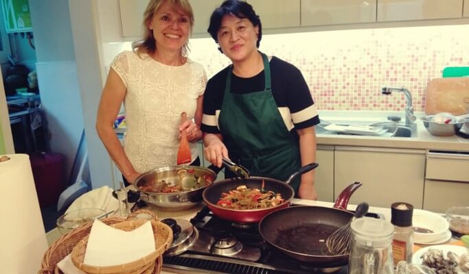 Private Korean Cooking Class + Market Tour in Seoul