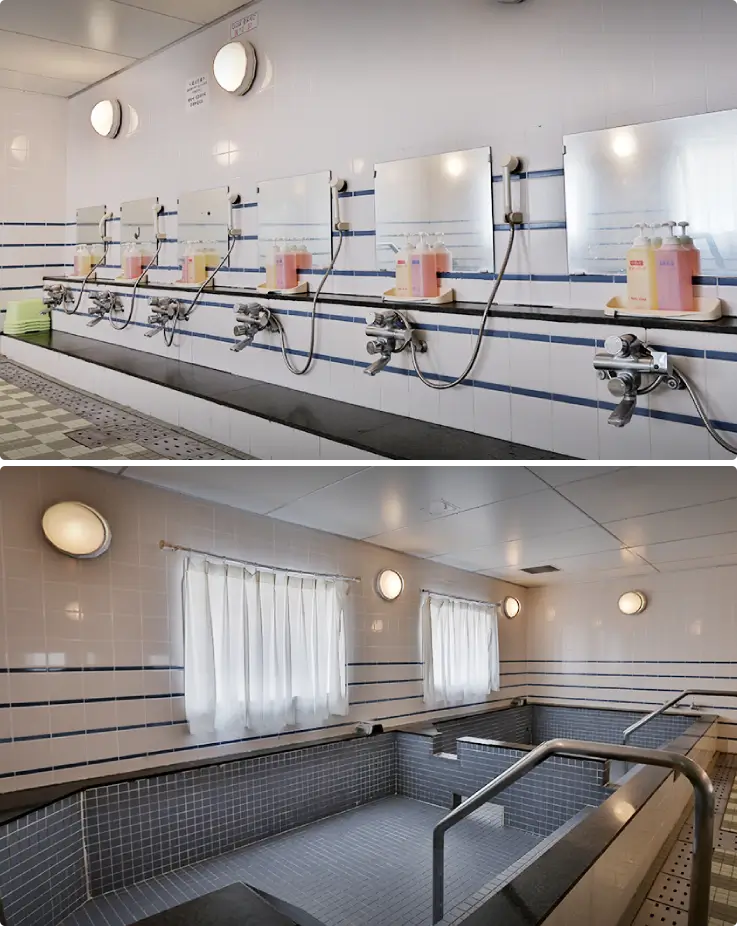 Public bath on Pukwan Ferry's Hamayuu ship.