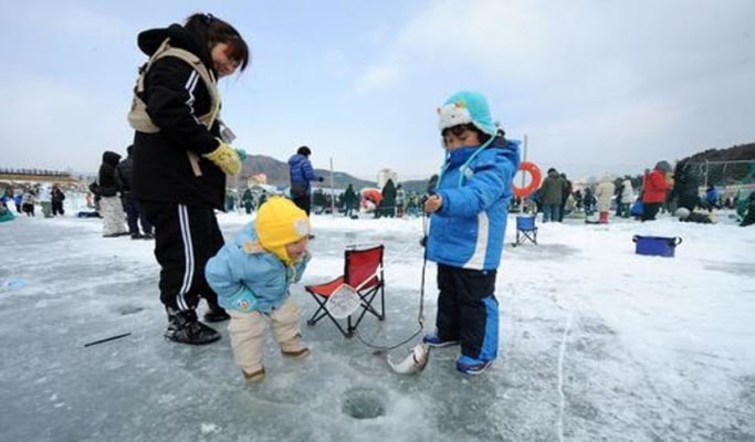 平昌鱒魚節和冰釣體驗一日遊 - 首爾出發（1 月 1 日～ 31 日）