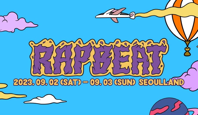 Rapbeat 2023 Music Festival Ticket (Sep 2~3)
