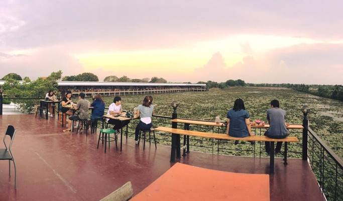 Red Lotus Flower Market Half Day Tour (+ drone photo shoot / boat ride) - from Bangkok