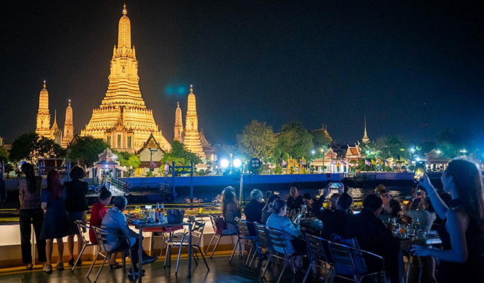 Riverside Carnival Dinner Cruise by Riverside Bangkok Hotel (+ International & Thai Seafood Buffet)