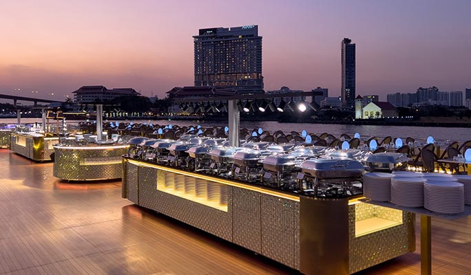 Royal Galaxy Dinner Cruise in Bangkok (+ International/ Thai Buffet)