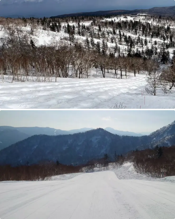 Sapporo Kokusai Ski Resort offers gentle, well-maintained slopes ideal for beginner and intermediate skiers and snowboarders.