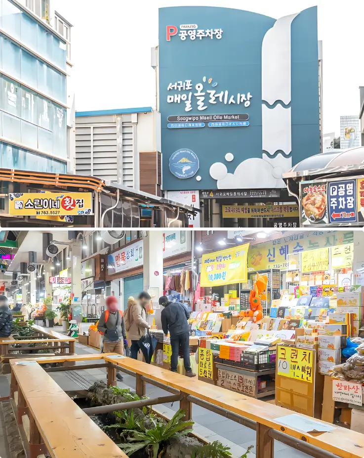 Seogwipo Olle Fish Market on Jeju Island
