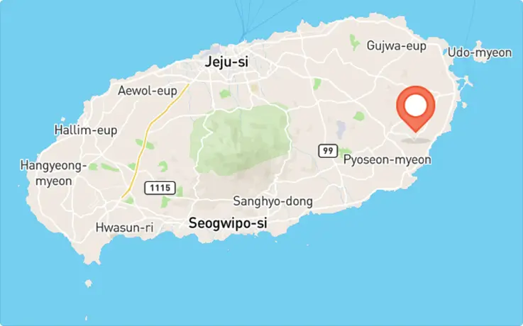 The Garden of Van Gogh in Seogwipo map