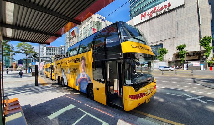 seoul city tour double decker bus