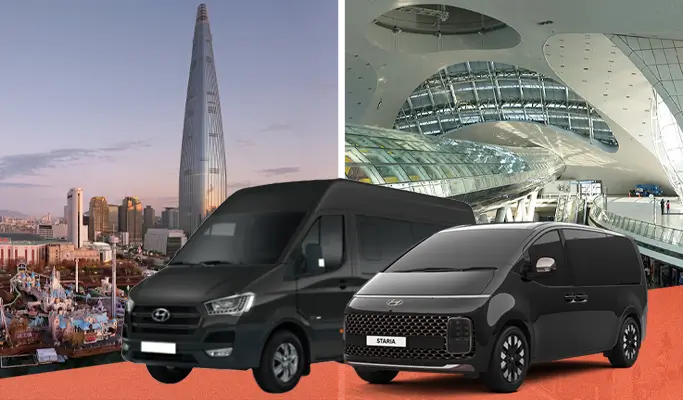 Seoul/ Incheon Private 6 or 8-Hour Van Hiring with Airport Transfer