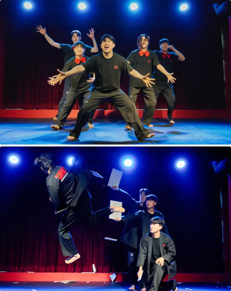 Taekwondo performance and pub night at Shows Hongdae