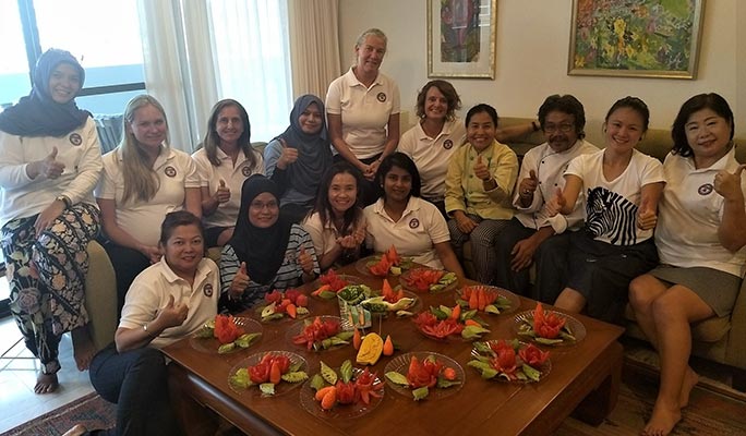 Traditional Thai Fruit and Vegetable Carving Class by Siam Carving Academy in Bangkok