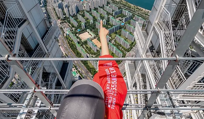 Lotte World Tower Seoul Sky Bridge Tour — Walk Across Korea's Tallest Tower