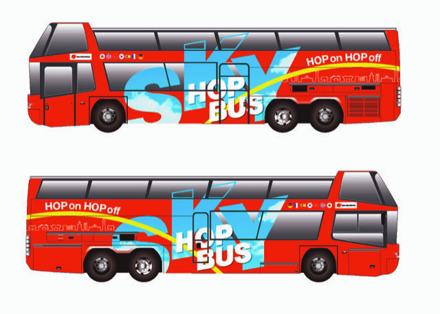 Tokyo Sky Hop Bus Ticket (1 or 2-Day Pass)