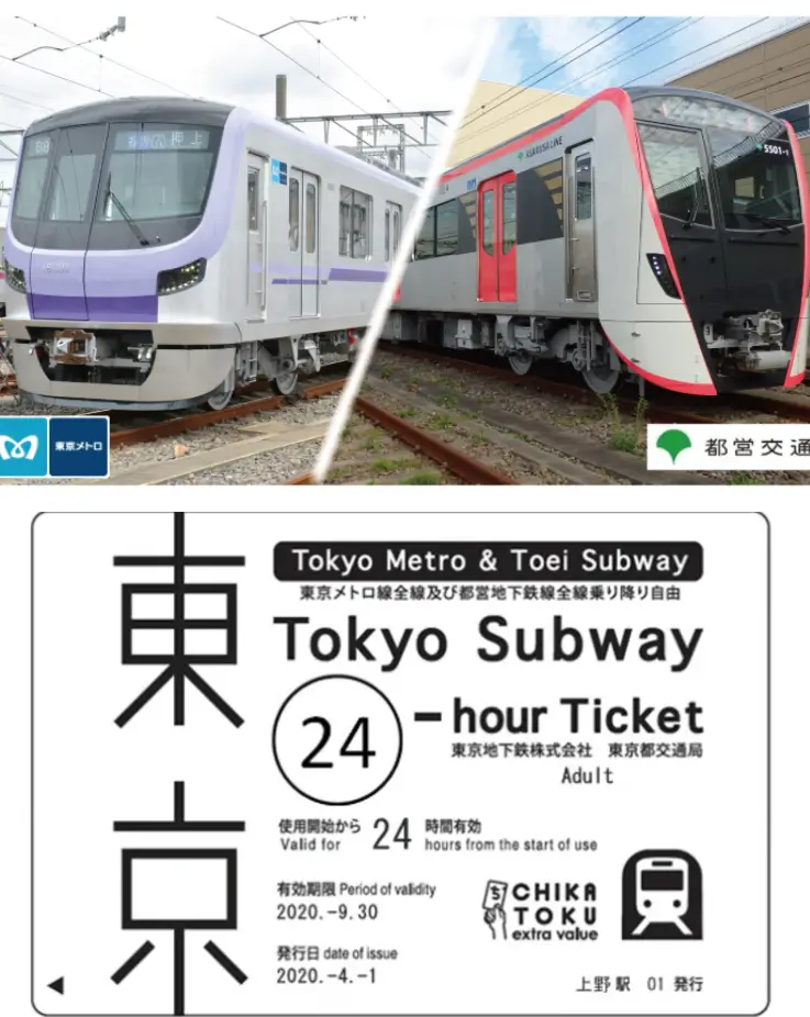 Tokyo Skytree Enjoy Pack with Tokyo Subway 24-hour ticket.