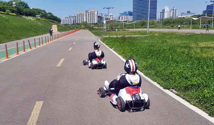 Street Go-Karting Experience in Seoul (+ Costume Rental)
