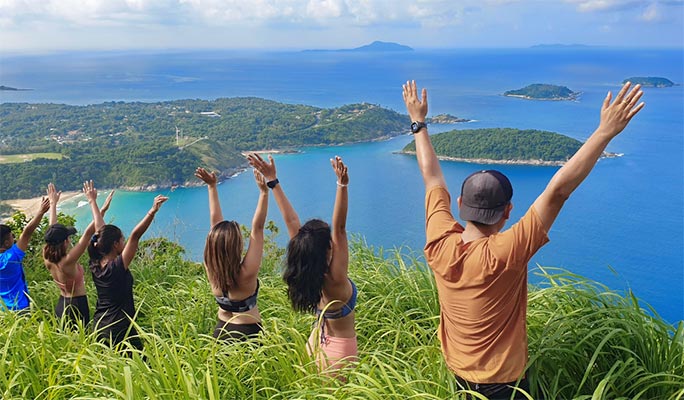 Phuket Secret Spot Sunrise Trekking + Karon View Point Half Day Tour (+ Hotel Transfer)