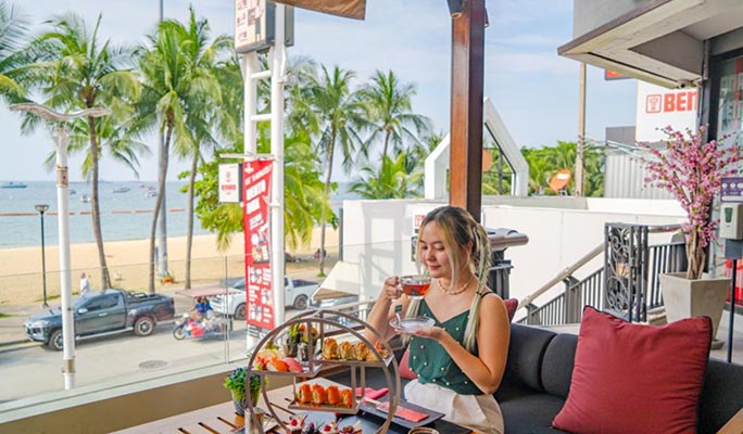 Sushi High Tea at Benihana Terrace Bar in Avani Pattaya Resort