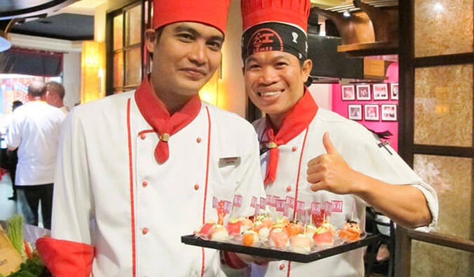 Sushi High Tea at Benihana Terrace Bar in Avani Pattaya Resort