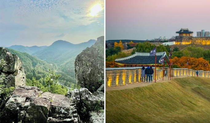 Suwon Hwaseong & Mt. Jangtaesan 1 Day Tour  - from Seoul