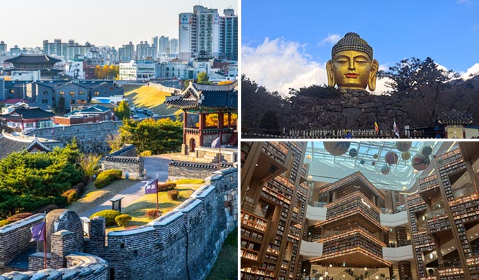 Suwon Hwaseong Fortress + Starfield Library Tour