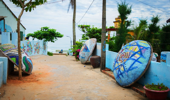 Tam Thanh Mural Village Half Day Tour - from Hoi An/Da Nang