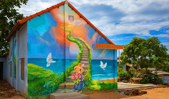 Tam Thanh Mural Village Half Day Tour - from Hoi An/Da Nang