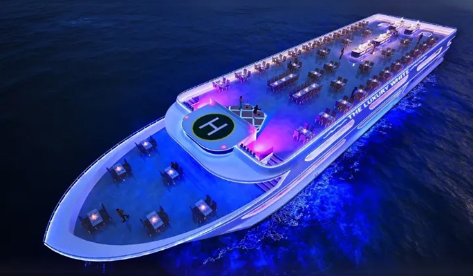 The Luxury White Dinner Cruise in Bangkok (+ International & Thai Buffet)