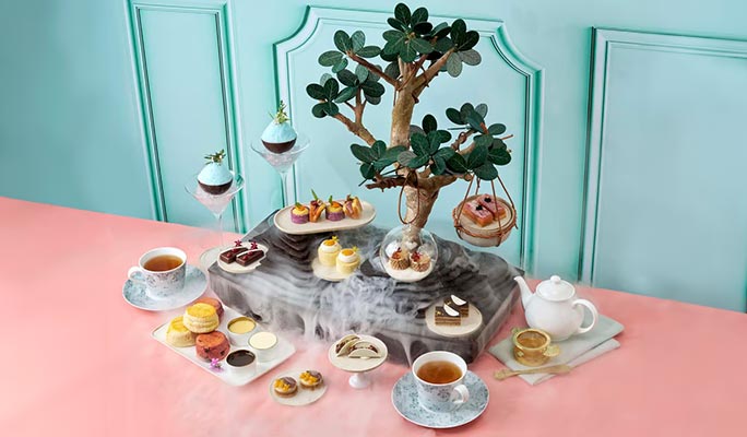 The Verdant Afternoon Tea at Sindhorn Kempinski Hotel Bangkok