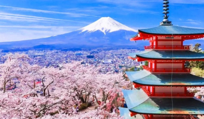 Mt. Fuji + Oshino Hakkai + Onsen / Outlet 1 Day Tour from Tokyo