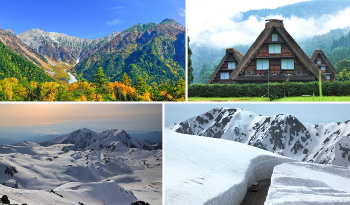 Kamikochi & Tateyama Kurobe Alpine Route & Shirakawa-go 2D1N Tour from Nagoya