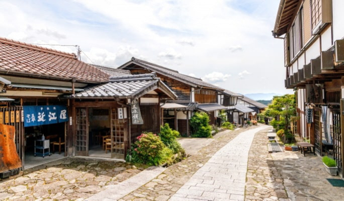 Ena Gorge Observation Deck & Magome-juku & Toki Outlet 1 Day Tour from Nagoya