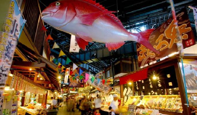Wakayama Kishi Station & Kuroshio Market & Rinku Premium Outlet 1 Day Tour from Osaka