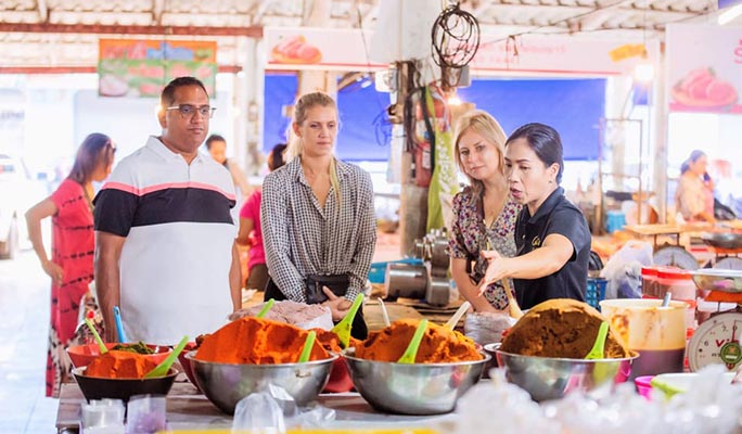 Traditional Thai Cooking Class + Local Market Tour by Pui's Thai Cooking Class in Khao Lak (+ Hotel Transfer)