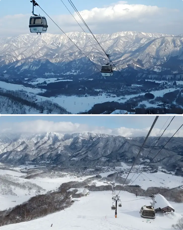 Ski lift and rental gear included at Tsugaike Kogen Ski Resort.