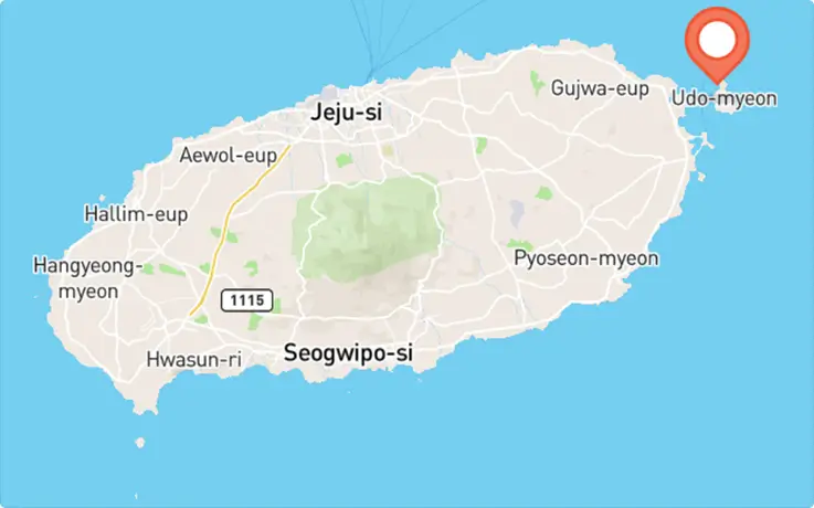 Udo Garden on Udo Island map