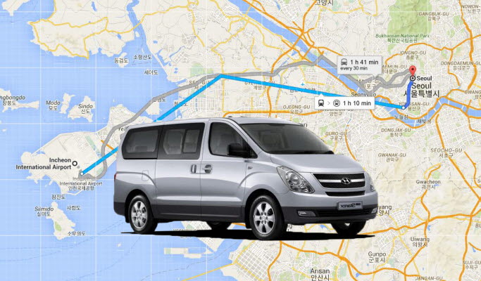 Incheon/ Gimpo Airport ↔ Seoul Van Transfer - Airport Taxi (24/7)