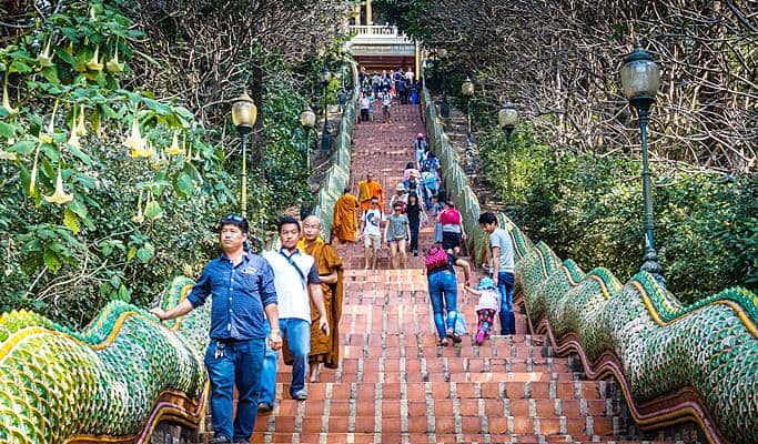 Wat Phra That Doi Suthep & Meo Hilltribe Village Tour in Chiang Mai (Half Day) (Join-in/Private)