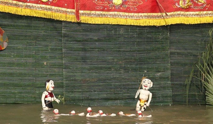 Water Puppet Show Ticket at Thang Long Water Puppet Theater in Hanoi