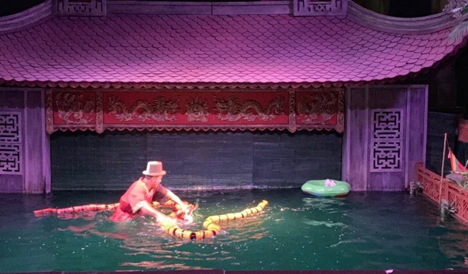 Water Puppet Show Ticket at Thang Long Water Puppet Theater in Hanoi