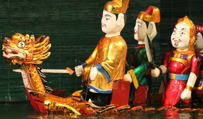 Water Puppet Show Ticket at Thang Long Water Puppet Theater in Hanoi