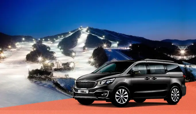 Seoul or Incheon/Gimpo Airport ↔ Welli Hilli Park Ski Resort Private Transfer