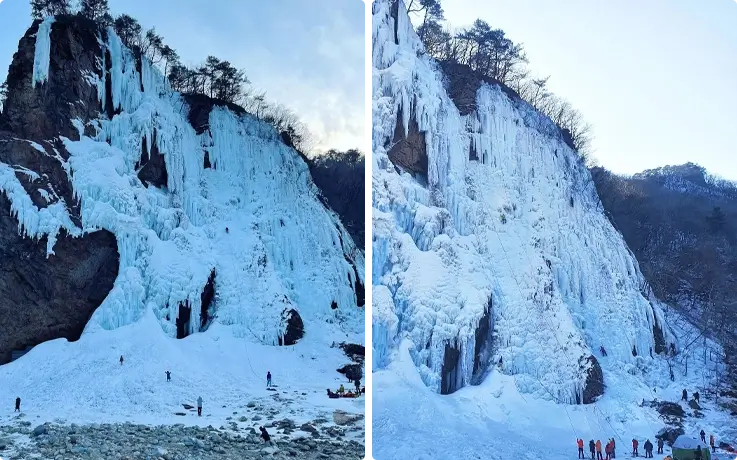 In-je Maebawi Icewall in winter