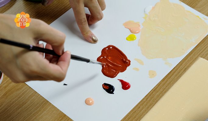 自分だけの韓国を描いてみよう！アクリル画ワンデークラス